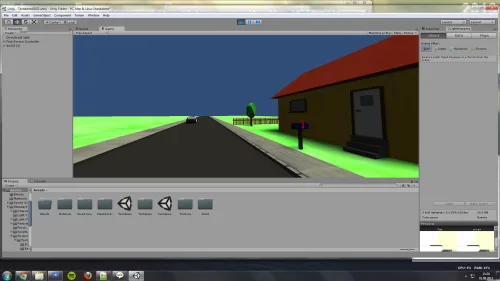 Techdemo Low-Poly 3D-Spiel