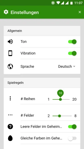 Masterbrain Settings