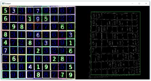 Screenshot Sudoku Erkennung